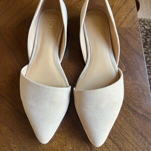 J. Crew Women's Beige Pointed Flats